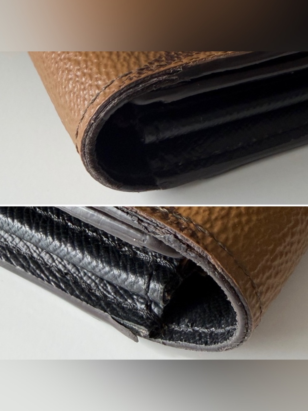 Louis Vuitton Sarah Wallet Reverse Monogram Giant Canvas Black Interior - Picture 4 of 11